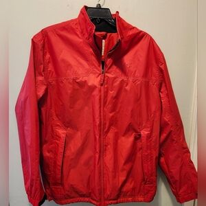 Timberland Men’s 2XL Red Fleece Lined Classic Full Zip Waterproof Jacket